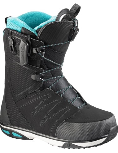 BOTAS SNOW MOXIE BLACK/TEAL BLUE F/Grey