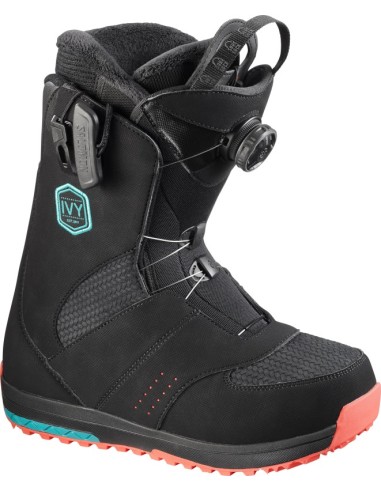 BOTAS SNOW IVY BOA SJ BLACK/TEAL BLUE/BK