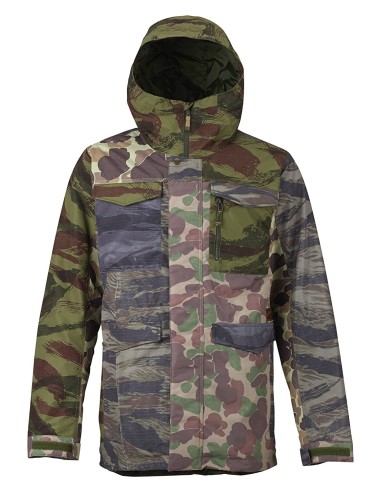 BURTON MB COVERT JACKET CAMO BLOCK