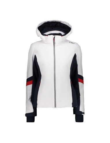 WOMAN JACKET ZIP HOOD BIANCO