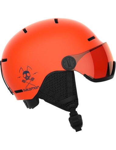 CASCO GROM VISOR FLAME T.ORANGE