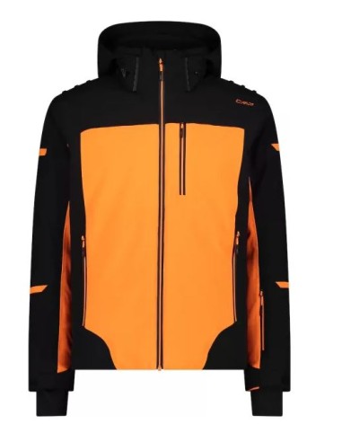 CMP MAN JACKET ZIP HOOD FANTA FLUO