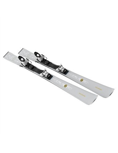 SALOMON S/MAX N°10 SILVER + M10 GW L80