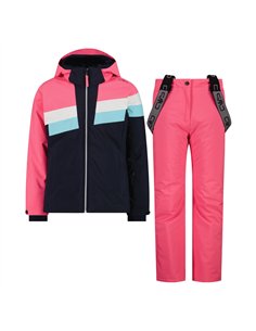 CMP KID G SET JACKET AND PANT GLOW PINK