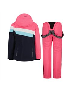 CMP KID G SET JACKET AND PANT GLOW PINK 2