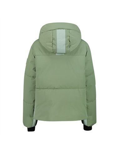 CMP WOMAN JACKET FIX HOOD GREEN TEA