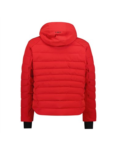 CMP MAN JACKET ZIP HOOD RED