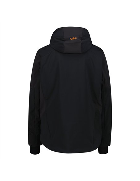 CMP MAN JACKET ZIP HOOD NERO