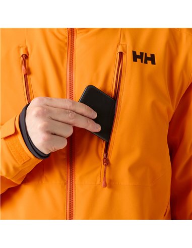 HELLY HANSEN ALPHA 4.0 JACKET IGNITE ORANGE